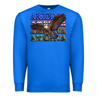 True Royal america america america america Premium Sweatshirt - Zillion Design Studio