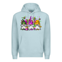 Blue Mist mardi gras gnomes Premium Hoodie - Jasminsmagicworld