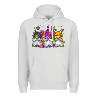 Dove Grey mardi gras gnomes Premium Hoodie - Jasminsmagicworld