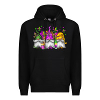 Black mardi gras gnomes Premium Hoodie - Jasminsmagicworld
