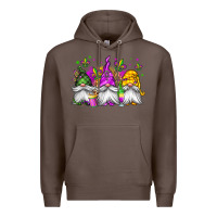 Coffee mardi gras gnomes Premium Hoodie - Jasminsmagicworld