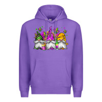 Purple mardi gras gnomes Premium Hoodie - Jasminsmagicworld