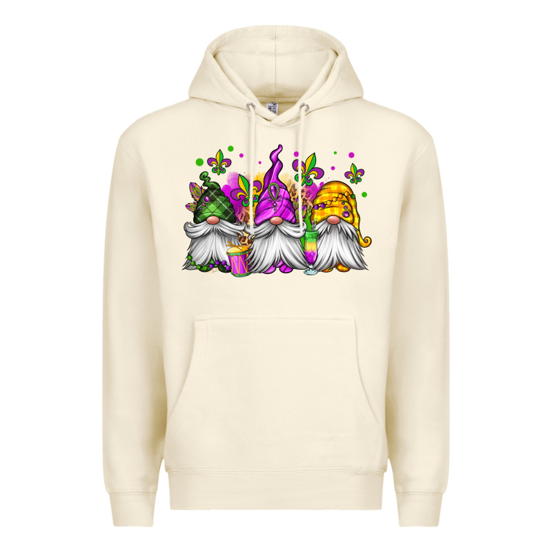Mardi Gras Gnomes Premium Hoodie by Jasminsmagicworld | Teevron