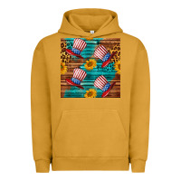 Pigment Peanut Butter celebrity hat with leopard Urban Hoodie - BundleAndBundleShop