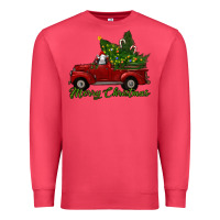 Cardinal merry christmas baby sheep trees with truck Premium Sweatshirt - RanaPortraitStore