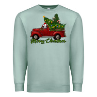Seafoam merry christmas baby sheep trees with truck Premium Sweatshirt - RanaPortraitStore