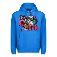True Royal lpn licensed practical nurse hearts Premium Hoodie - Jasminsmagicworld