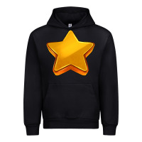 Black 3d golden stars Urban Hoodie - AdoDesignShop