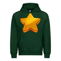 Forest Green 3d golden stars Urban Hoodie - AdoDesignShop