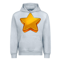 Heather Grey 3d golden stars Urban Hoodie - AdoDesignShop