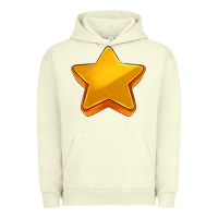 Pigment Pistachio 3d golden stars Urban Hoodie - AdoDesignShop