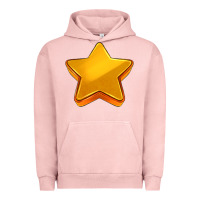 Pigment Salmon 3d golden stars Urban Hoodie - AdoDesignShop