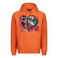 Carrot lpn licensed practical nurse hearts Premium Hoodie - Jasminsmagicworld