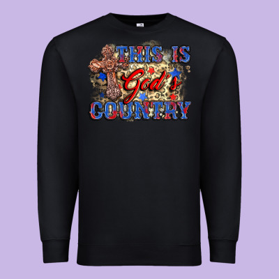 This Is God's Country Premium Sweatshirt Designed By Zillion Design Studio