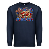 Navy this is god's country Premium Sweatshirt - Zillion Design Studio