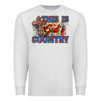Oatmeal Heather this is god's country Premium Sweatshirt - Zillion Design Studio