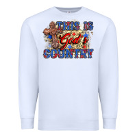 White this is god's country Premium Sweatshirt - Zillion Design Studio