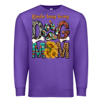 Purple kinda busy being a dog mom Premium Sweatshirt - texasbilliewilder