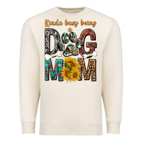 Sandshell kinda busy being a dog mom Premium Sweatshirt - texasbilliewilder