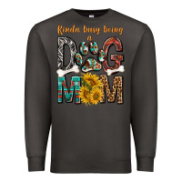 Smoke kinda busy being a dog mom Premium Sweatshirt - texasbilliewilder