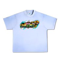 Grape Ice Tennessee Map Sunflower Cactus Serape Urban Heavy Tee - RanaPortraitStore