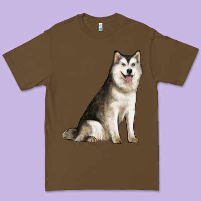 Alaskan Malamute Dog Premium Tee Designed By Lillyallendesigns