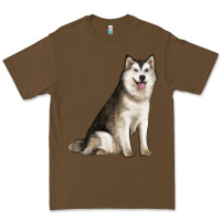 Cacao Alaskan Malamute Dog Premium Tee - LillyAllenDesigns