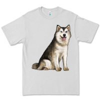 Dove Grey Alaskan Malamute Dog Premium Tee - LillyAllenDesigns