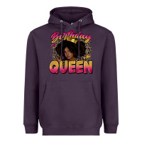Plum birthday queen Heavyweight Hoodie - Zillion Design Studio
