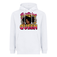 White birthday queen Heavyweight Hoodie - Zillion Design Studio