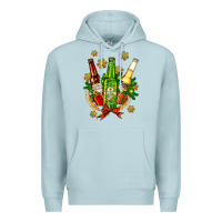 Blue Mist beer bottle party set for christmas Premium Hoodie - AdoDesignShop