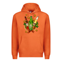 Carrot beer bottle party set for christmas Premium Hoodie - AdoDesignShop