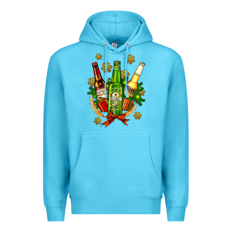Beer Bottle Party Set For Christmas Premium Hoodie by AdoDesignShop | Teevron