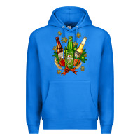 True Royal beer bottle party set for christmas Premium Hoodie - AdoDesignShop