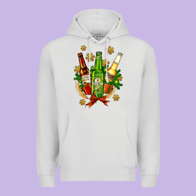 Beer Bottle Party Set For Christmas Premium Hoodie Designed By Adodesignshop