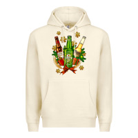 Sandshell beer bottle party set for christmas Premium Hoodie - AdoDesignShop