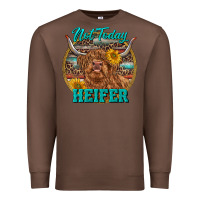 Chestnut Highland Heifer Western Premium Sweatshirt - RanaPortraitStore