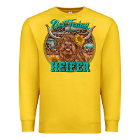 Lemon Highland Heifer Western Premium Sweatshirt - RanaPortraitStore
