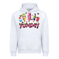 White yummy Urban Hoodie - AdoDesignShop