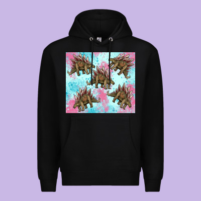 Dinosaur Stegosaurus Premium Hoodie Designed By Artiststas