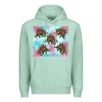 Seafoam dinosaur stegosaurus Premium Hoodie - Artiststas