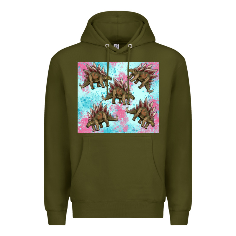 Dinosaur Stegosaurus Premium Hoodie by Artiststas | Teevron
