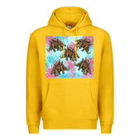 Lemon dinosaur stegosaurus Premium Hoodie - Artiststas