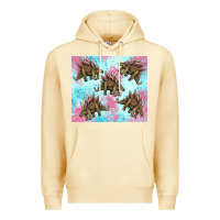 Pina Colada dinosaur stegosaurus Premium Hoodie - Artiststas