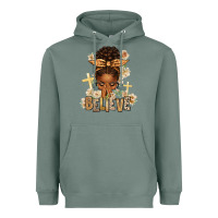 Sage believe praying afro messy bun Heavyweight Hoodie - texasbilliewilder