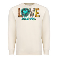 Sandshell love mom western Premium Sweatshirt - texasbilliewilder