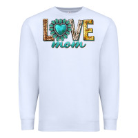 White love mom western Premium Sweatshirt - texasbilliewilder