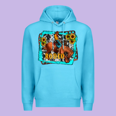 Western Rodeo Premium Hoodie Designed By Jahusdesignshop