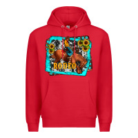 Red western rodeo Premium Hoodie - JahusDesignShop