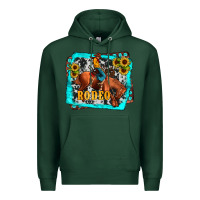 Sports Green western rodeo Premium Hoodie - JahusDesignShop